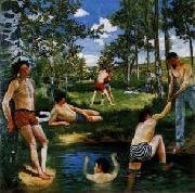 Frederic Bazille Summer Scene Sweden oil painting artist